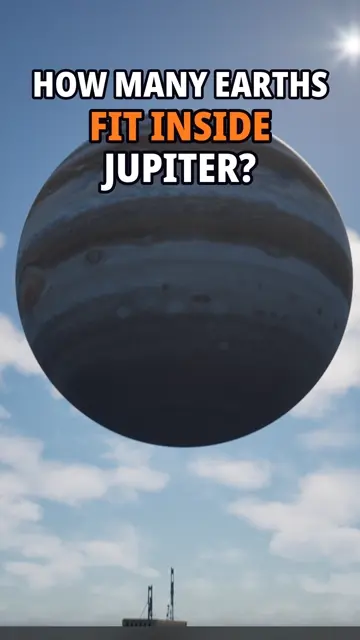 How many Earths fit inside Jupiter?